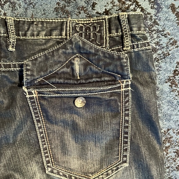 Rock Revival Request Men’s blue jeans 34w/32 - Picture 11 of 11